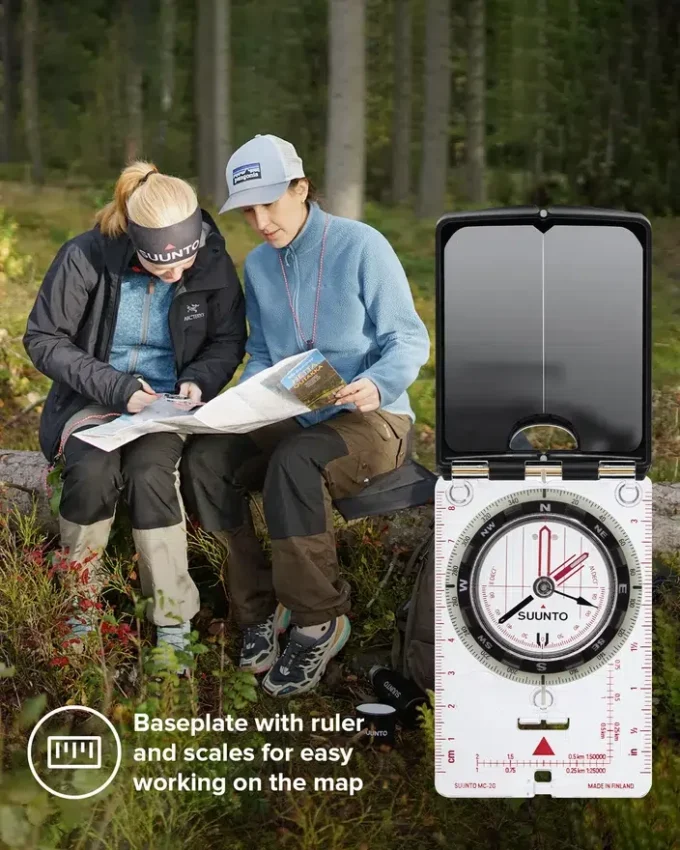 Boussole à miroir Suunto MC-2 G – boussole à miroir professionnelle