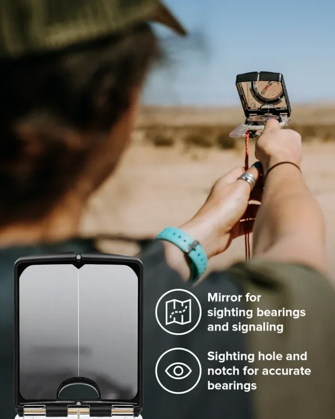 Boussole à miroir Suunto MC-2 NH – précise pour la randonnée et le trekking Boussole à miroir Suunto MC-2 NH – précise pour la randonnée et le trekking