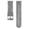 Bracelet d’accessoire en microfibre grise ultra-douce pour le sport et le style Bracelet d’accessoire en microfibre grise ultra-douce pour le sport et le style