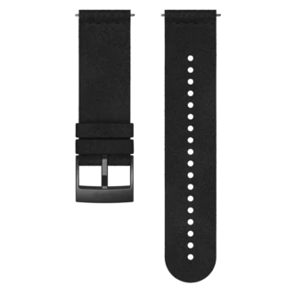 Bracelet d&rsquo;accessoire en microfibre noire ultra-douce pour le sport et le style