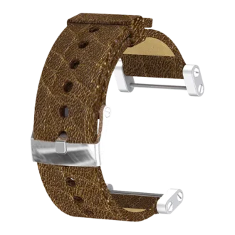 Bracelet en cuir marron pour Suunto Core
