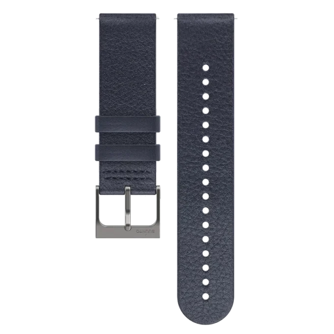 Bracelet en cuir Suunto 22 mm Urban 6 bleu granit, taille M Bracelet en cuir Suunto 22 mm Urban 6 bleu granit, taille M