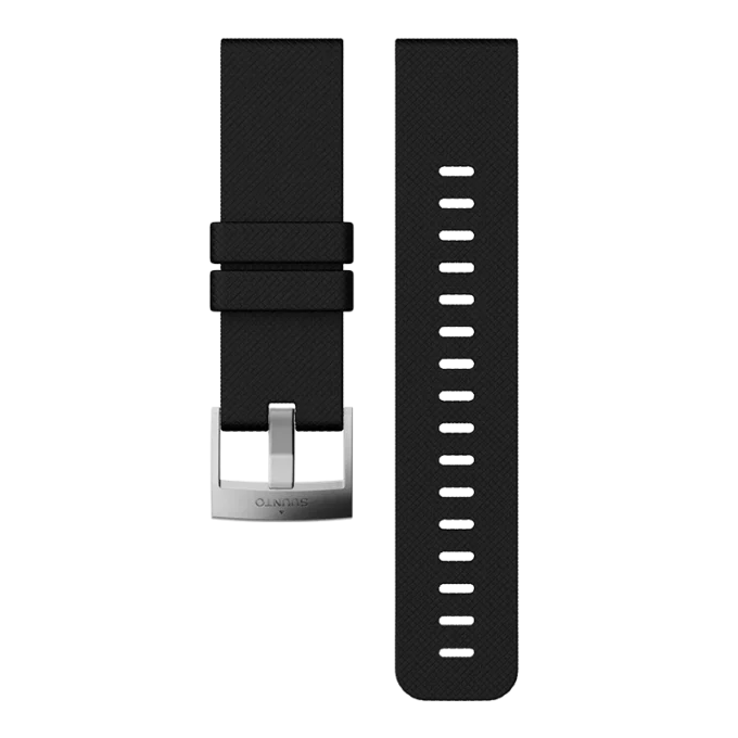 Bracelet en silicone noir Suunto Traverse – bracelet pour les modèles Traverse