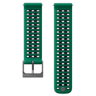Bracelet en silicone Suunto 22 mm Athletic 9 vert sapin S+M