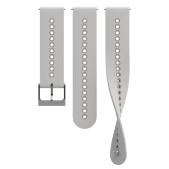 Bracelet en silicone Suunto 22 mm Urban 4, blanc bouleau, tailles S+M