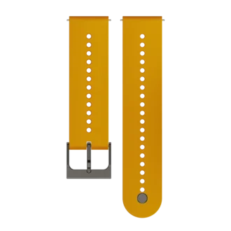 Bracelet en silicone Suunto 22 mm Urban 7, couleur ocre, taille S