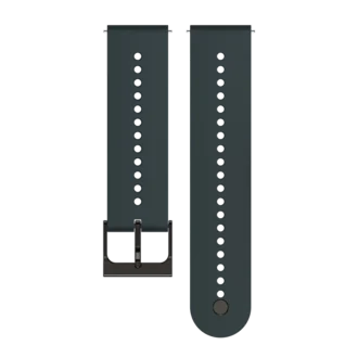 Bracelet en silicone Suunto 22 mm Urban 7 vert caverne, taille S