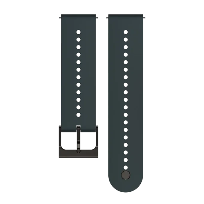 Bracelet en silicone Suunto 22 mm Urban 7 vert caverne, taille S