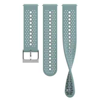 Bracelet en silicone Suunto Athletic 1 de 22 mm, gris mousse, tailles S+M