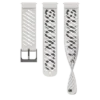 Bracelet en silicone Suunto Athletic 5 22 mm, blanc perle, tailles S+M