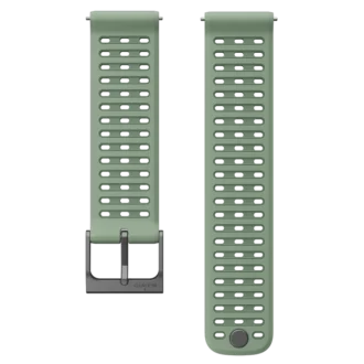 Bracelet en silicone Suunto Athletic 9 22 mm vert sauge S+M