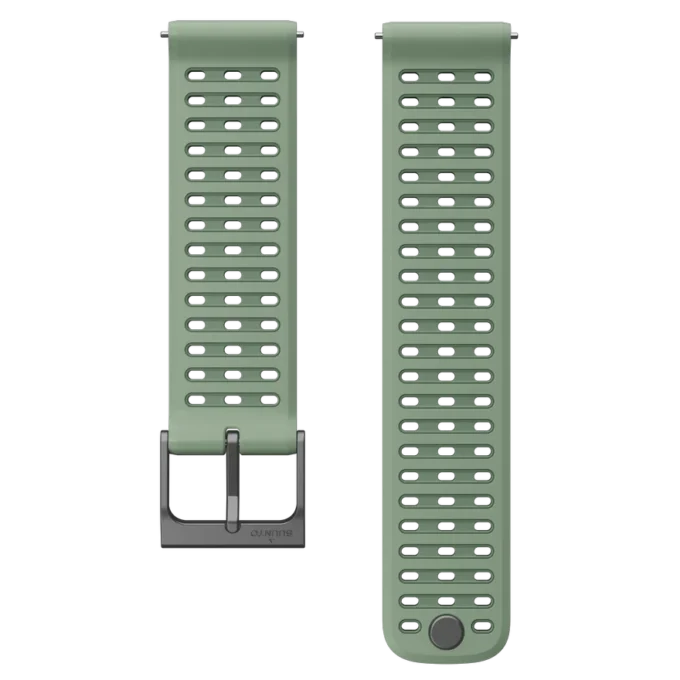Bracelet en silicone Suunto Athletic 9 22 mm vert sauge S+M