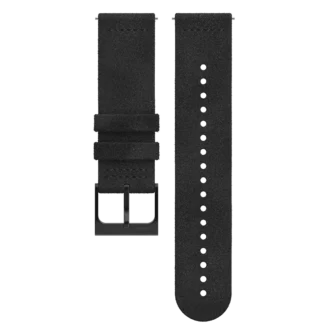 Bracelet Suunto 22 mm Urban 5 en microfibre, All Black, taille M