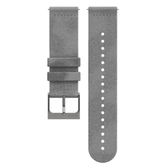 Bracelet Suunto 22 mm Urban 5 en microfibre, gris pierre, M