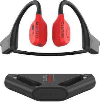 Casque à conduction osseuse Suunto Wing rouge lave