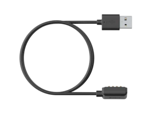 Câble USB magnétique noir – rechargez et mettez à jour votre montre Suunto