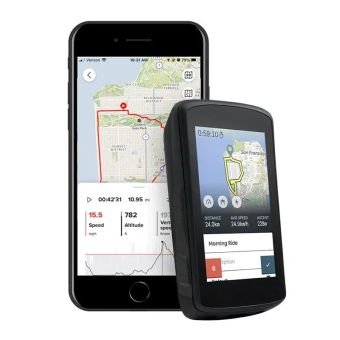 Compteur de vélo Karoo 2 – naviguez sur un écran semblable à celui d’un smartphone Compteur de vélo Karoo 2 – naviguez sur un écran semblable à celui d’un smartphone