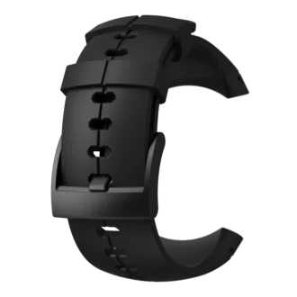 Kit de bracelet en silicone noir pour montres Suunto Spartan Ultra
