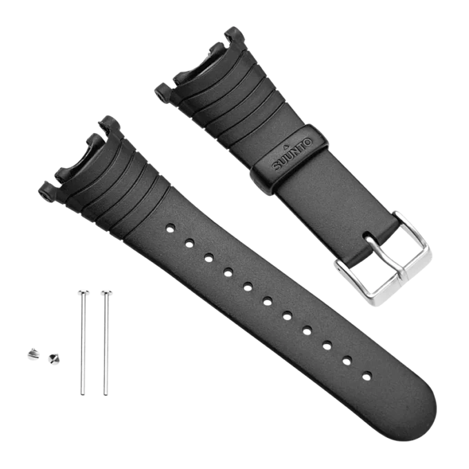 Kit de bracelet Suunto Vector en élastomère noir – bracelet pour Vector et Advizor Kit de bracelet Suunto Vector en élastomère noir – bracelet pour Vector et Advizor