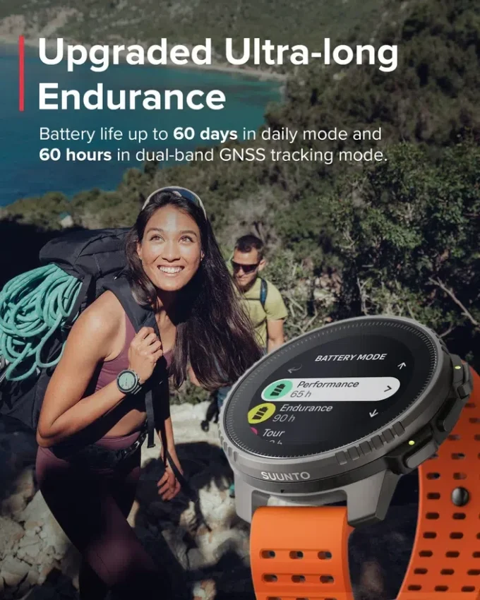 Montre d’aventure Suunto Vertical Titanium Solar Canyon Montre d’aventure Suunto Vertical Titanium Solar Canyon