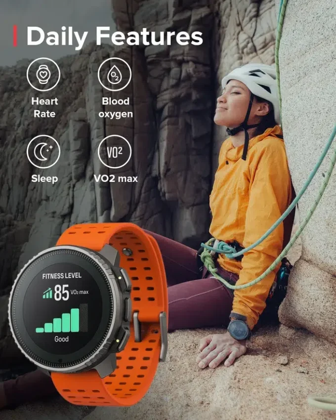Montre d’aventure Suunto Vertical Titanium Solar Canyon Montre d’aventure Suunto Vertical Titanium Solar Canyon