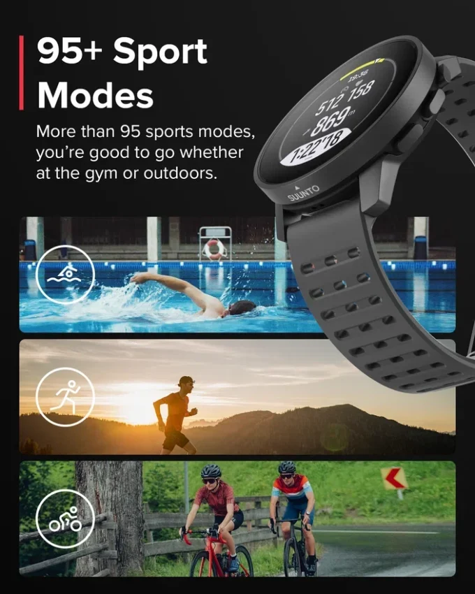 Montre multisport GPS Suunto 9 Peak Pro All Black Montre multisport GPS Suunto 9 Peak Pro All Black