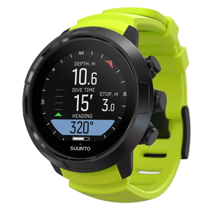 Ordinateur de plongée Suunto D5 Black Lime pour débutants