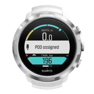 Ordinateur de plongée Suunto D5 blanc pour débutants et plongeurs récréatifs