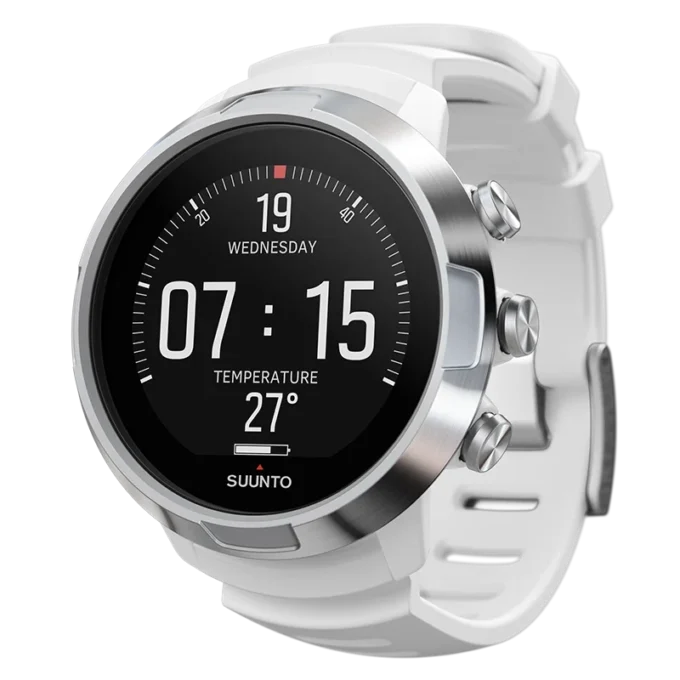 Ordinateur de plongée Suunto D5 blanc pour débutants et plongeurs récréatifs Ordinateur de plongée Suunto D5 blanc pour débutants et plongeurs récréatifs