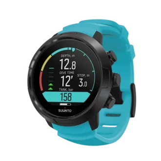 Ordinateur de plongée Suunto D5 bleu Aqua pour débutants
