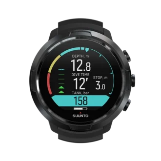 Ordinateur de plongée Suunto D5 entièrement noir avec écran couleur et