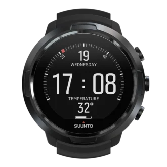 Ordinateur de plongée Suunto D5 entièrement noir avec écran couleur et
