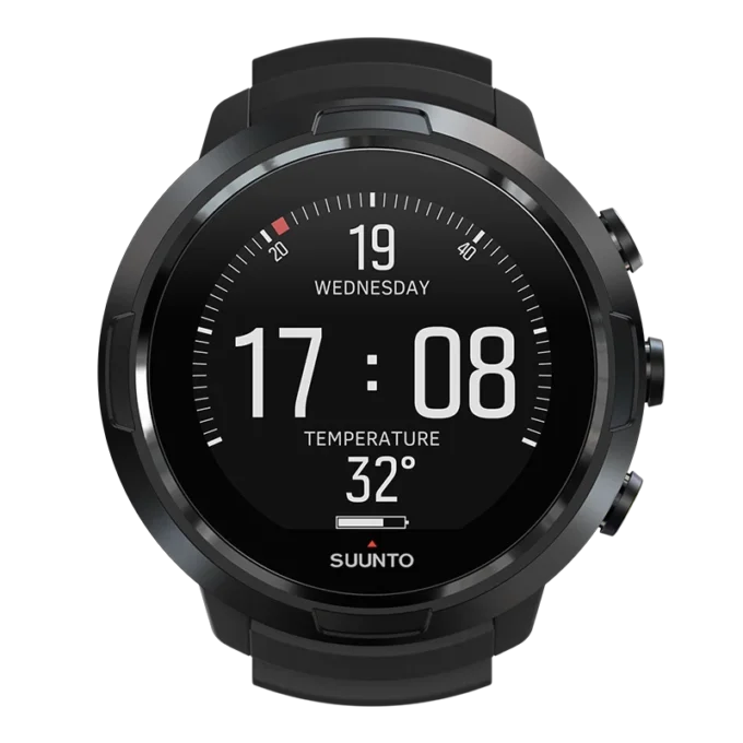 Ordinateur de plongée Suunto D5 entièrement noir avec écran couleur et Ordinateur de plongée Suunto D5 entièrement noir avec écran couleur et