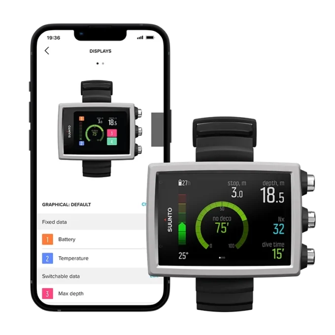 Ordinateur de plongée Suunto EON Core black pour tous les plongeurs