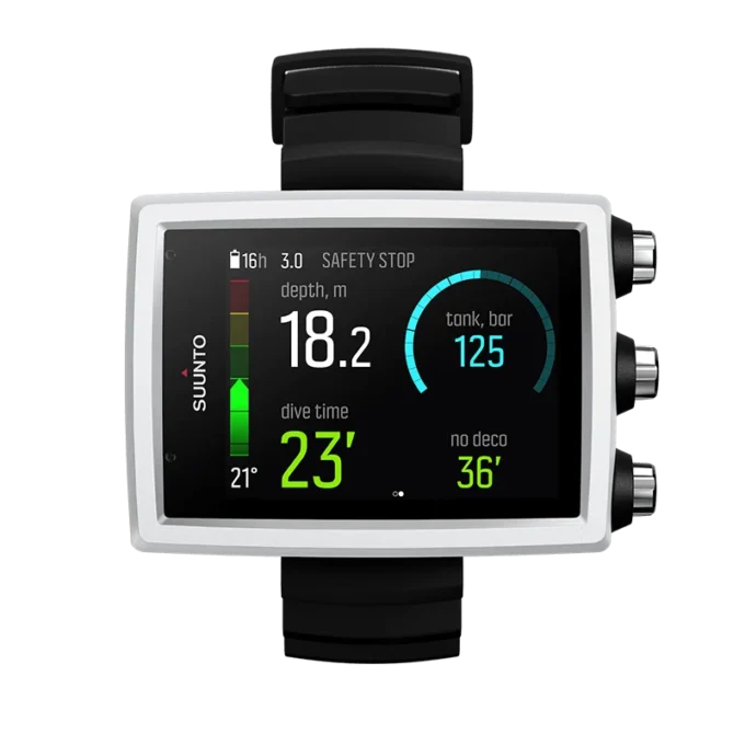 Ordinateur de plongée Suunto EON Core blanc avec écran couleur et grands chiffres Ordinateur de plongée Suunto EON Core blanc avec écran couleur et grands chiffres