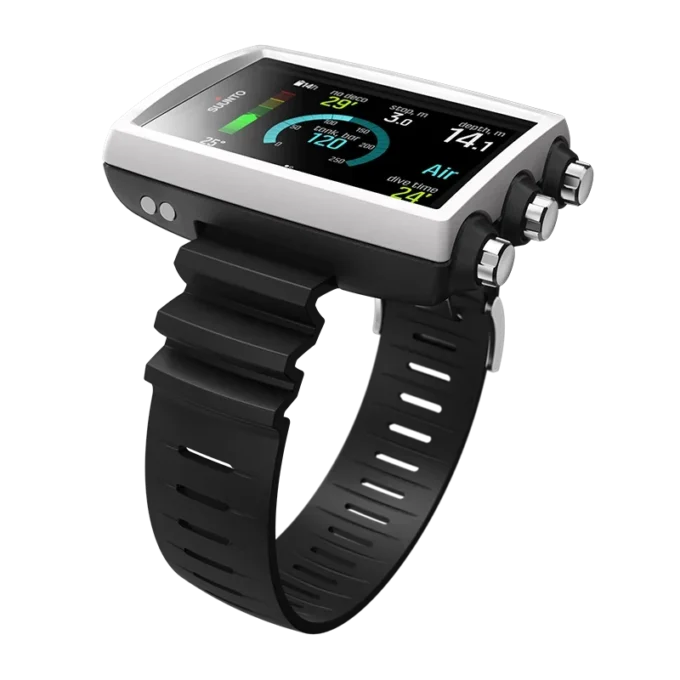 Ordinateur de plongée Suunto EON Core blanc avec écran couleur et grands chiffres Ordinateur de plongée Suunto EON Core blanc avec écran couleur et grands chiffres