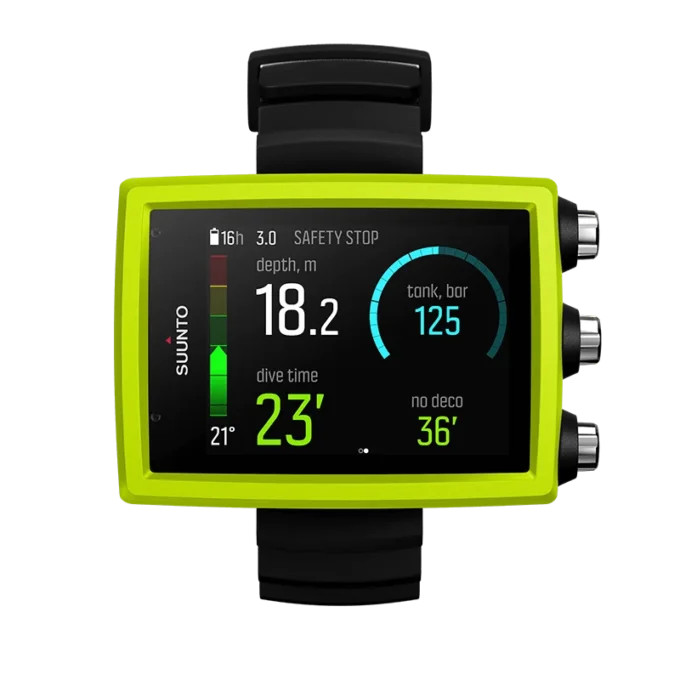 Ordinateur de plongée Suunto EON Core couleur lime avec écran couleur et grands chiffres Ordinateur de plongée Suunto EON Core couleur lime avec écran couleur et grands chiffres