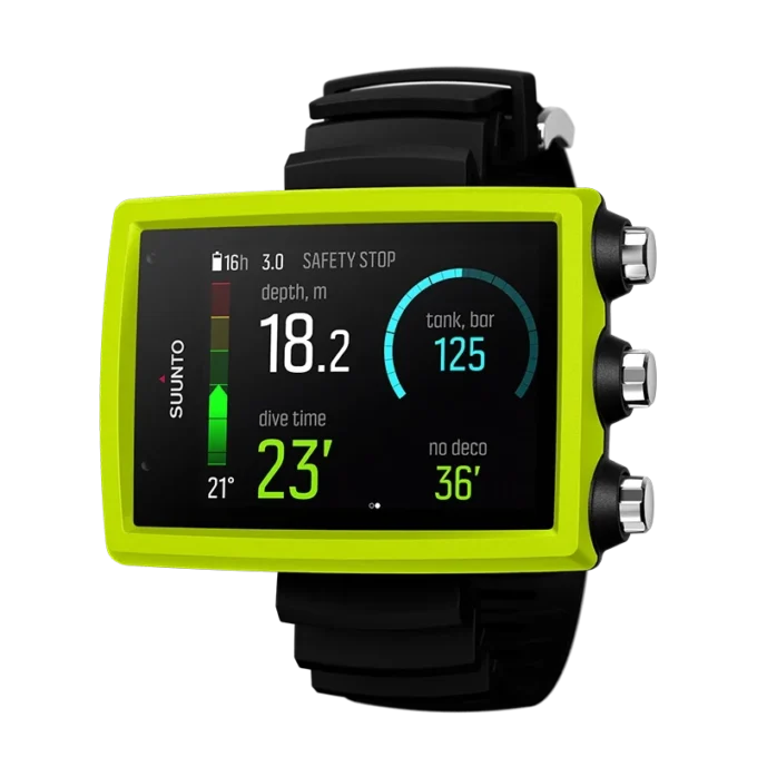 Ordinateur de plongée Suunto EON Core couleur lime avec écran couleur et grands chiffres Ordinateur de plongée Suunto EON Core couleur lime avec écran couleur et grands chiffres