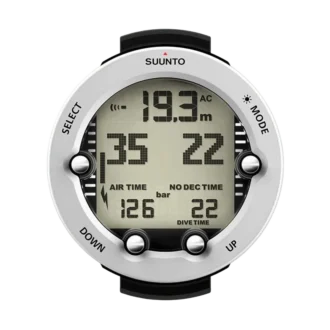 Ordinateur de plongée Suunto Vyper Novo blanc avec boussole et changement de gaz