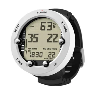 Ordinateur de plongée Suunto Vyper Novo blanc avec boussole et changement de gaz