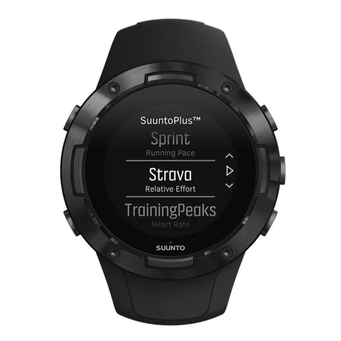 Suunto 5 All Black – montre de sport GPS compacte avec une excellente autonomie