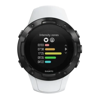 Suunto 5 blanc noir
