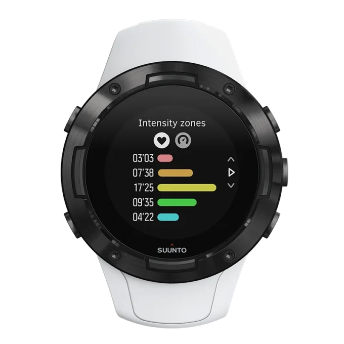 Suunto 5 blanc noir