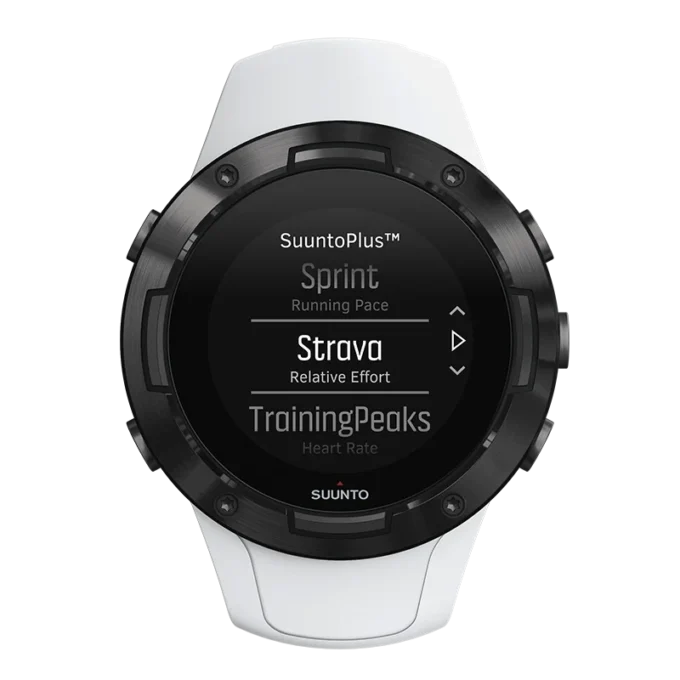 Suunto 5 blanc noir