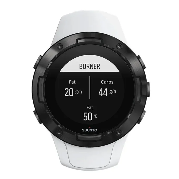 Suunto 5 blanc noir