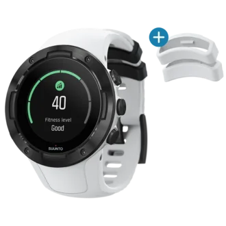 Suunto 5 blanc noir