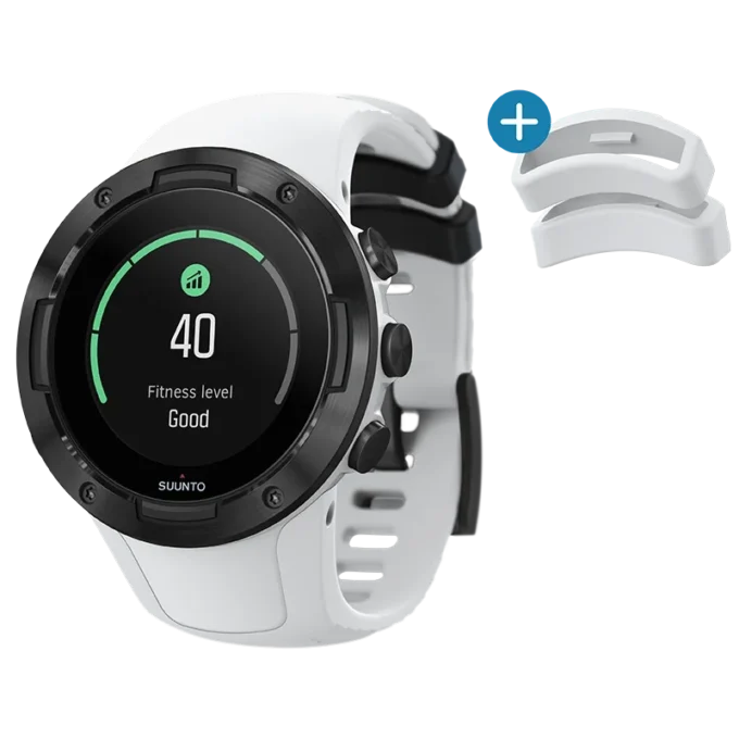Suunto 5 blanc noir