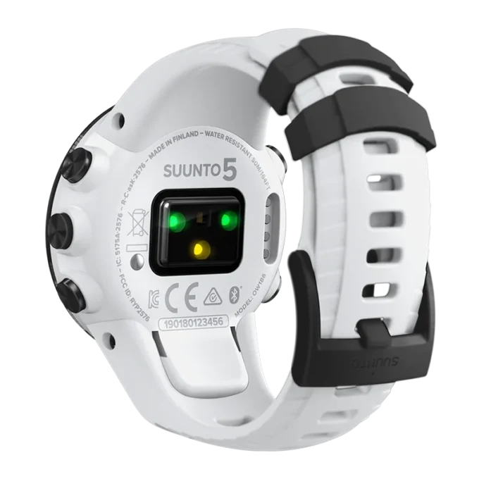 Suunto 5 blanc noir