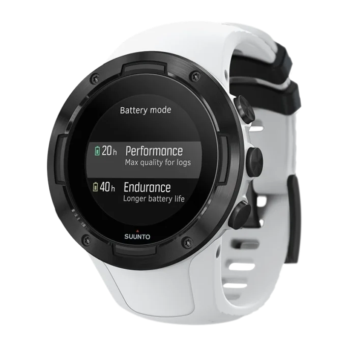 Suunto 5 blanc noir