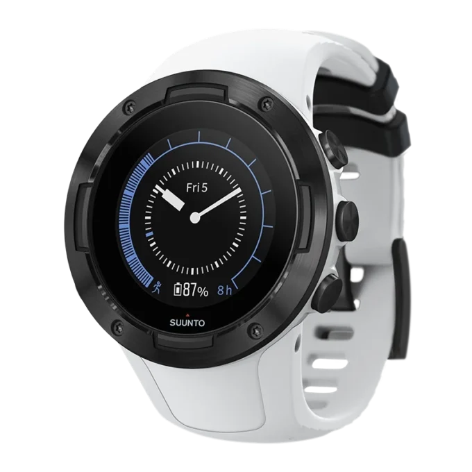 Suunto 5 blanc noir